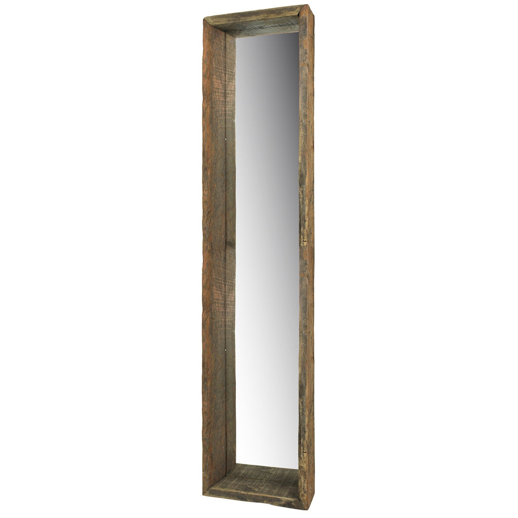 Wooden Mirrored Shelf - 99fab 