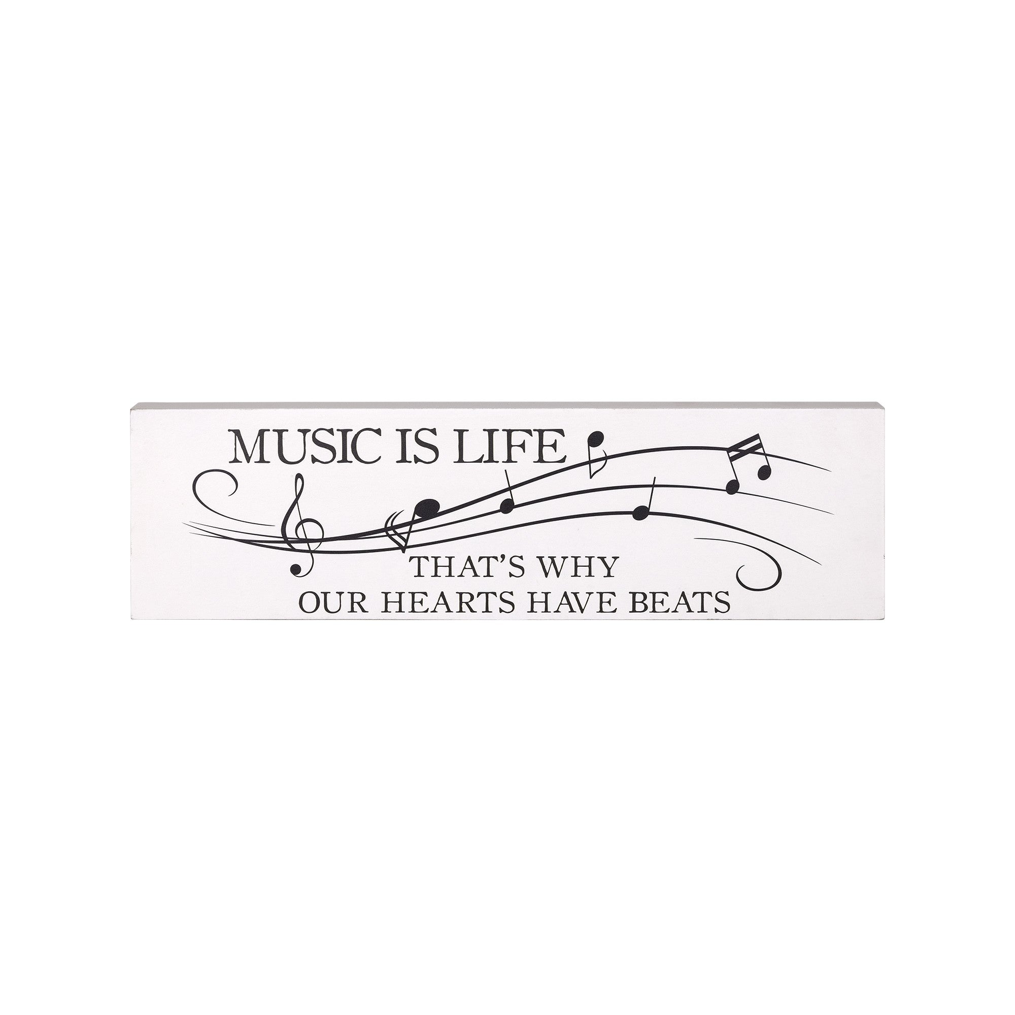 Minimalist Music Is Life Wall Art