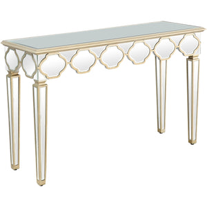 Scalloped Edge Console Table