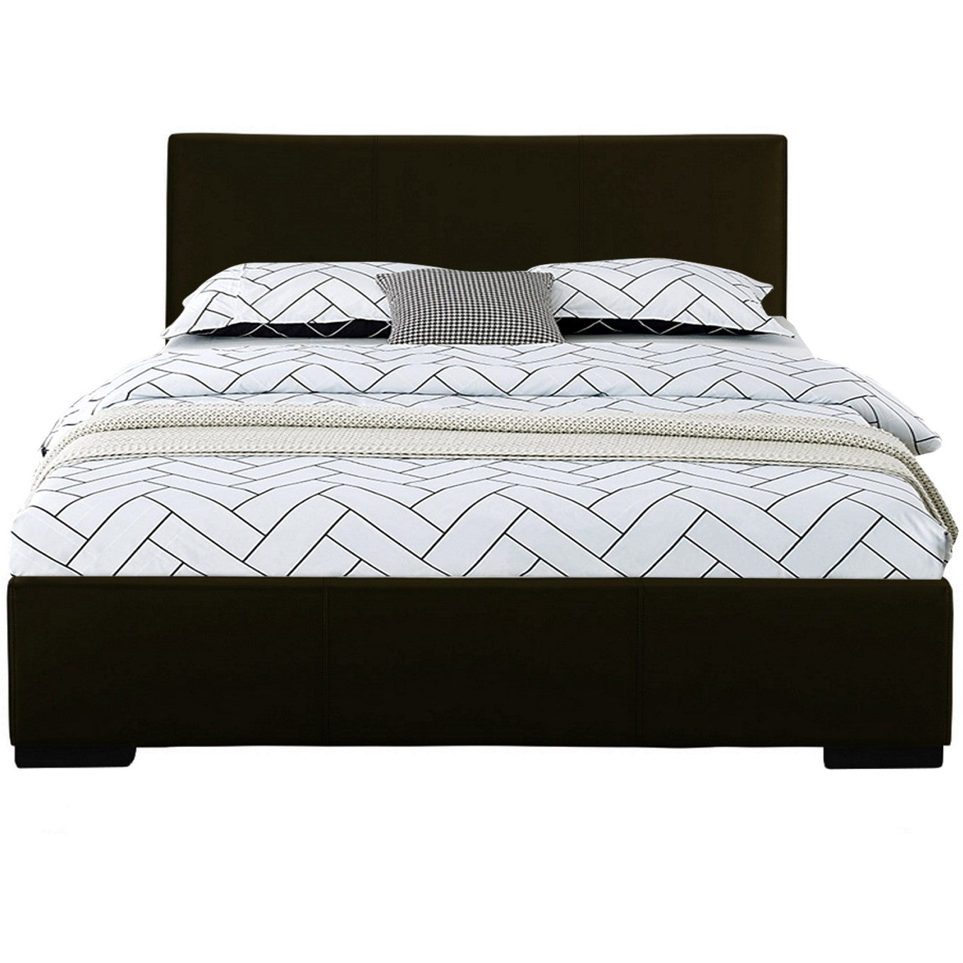 Black Platform Queen Bed