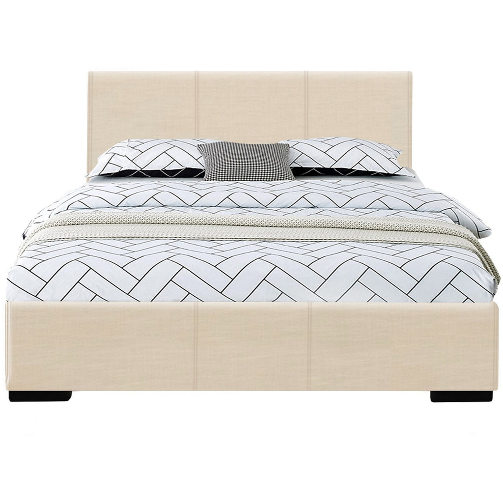 Beige Platform Full Bed - 99fab 