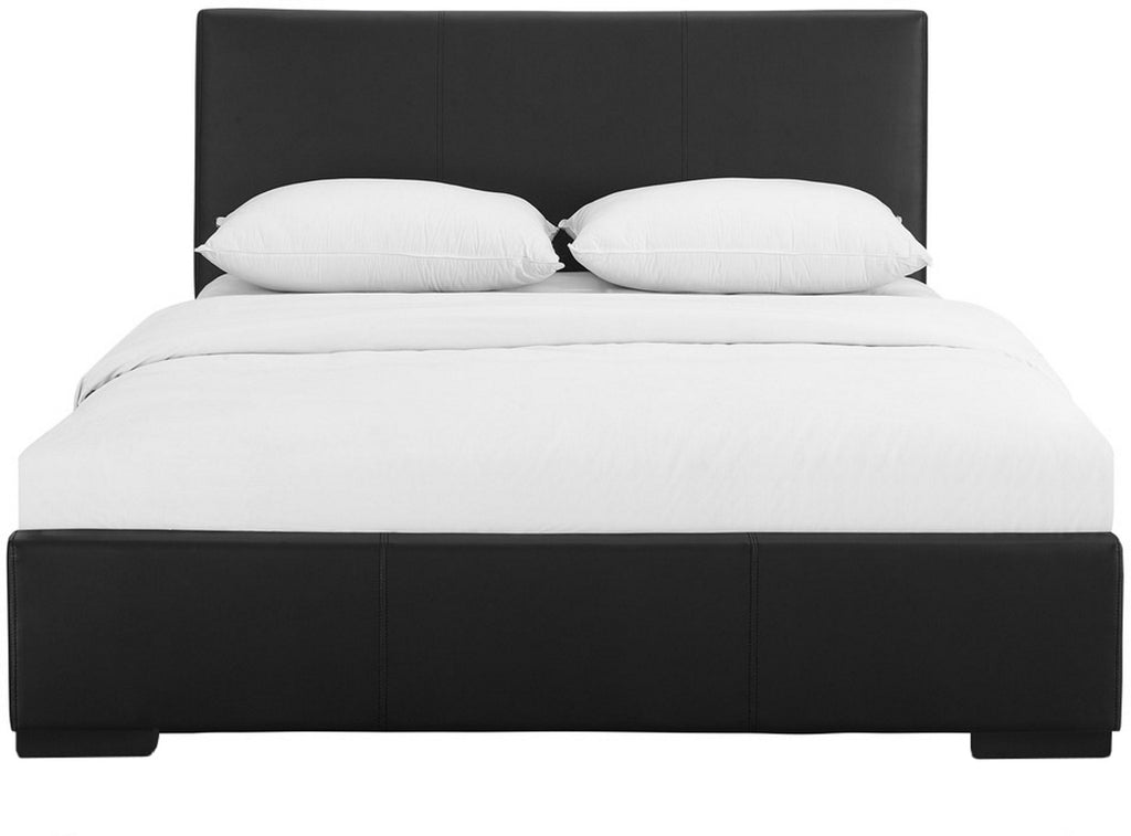 Black Upholstered Queen Platform Bed - 99fab 