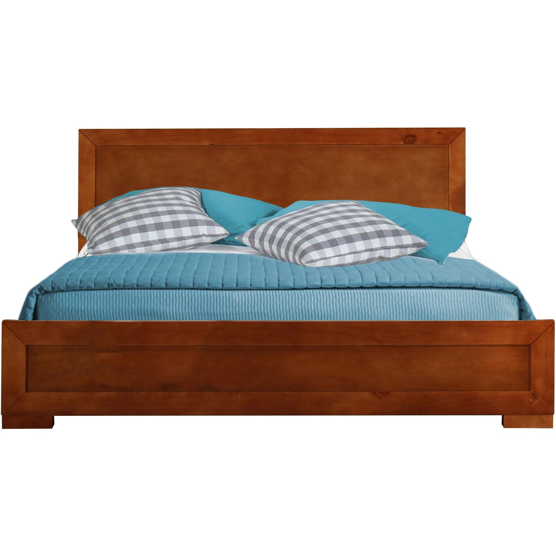 Cherry Wood Full Platform Bed