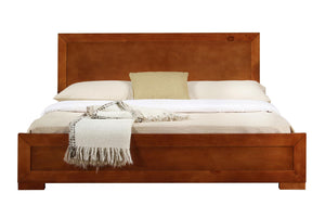 Cherry Wood Full Platform Bed