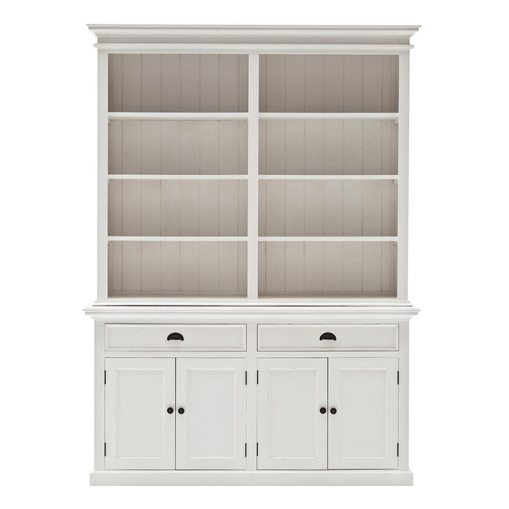 Classic White Hutch Bookcase Unit - 99fab 