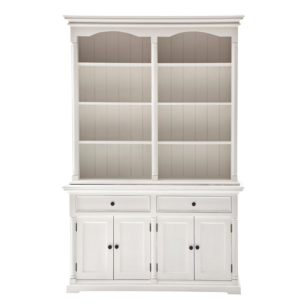 Classic White Hutch Cabinet - 99fab 