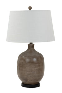 Set of 2 Brown Transitional Table Lamps