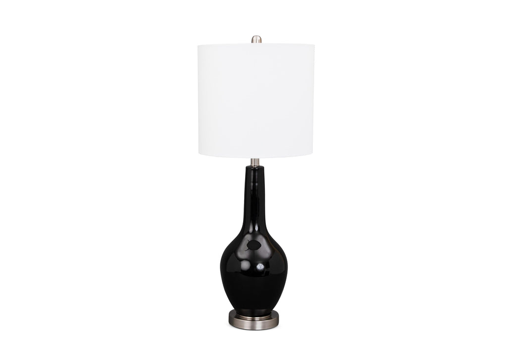 Set of 2 Black Modern Glass Table Lamps - 99fab 