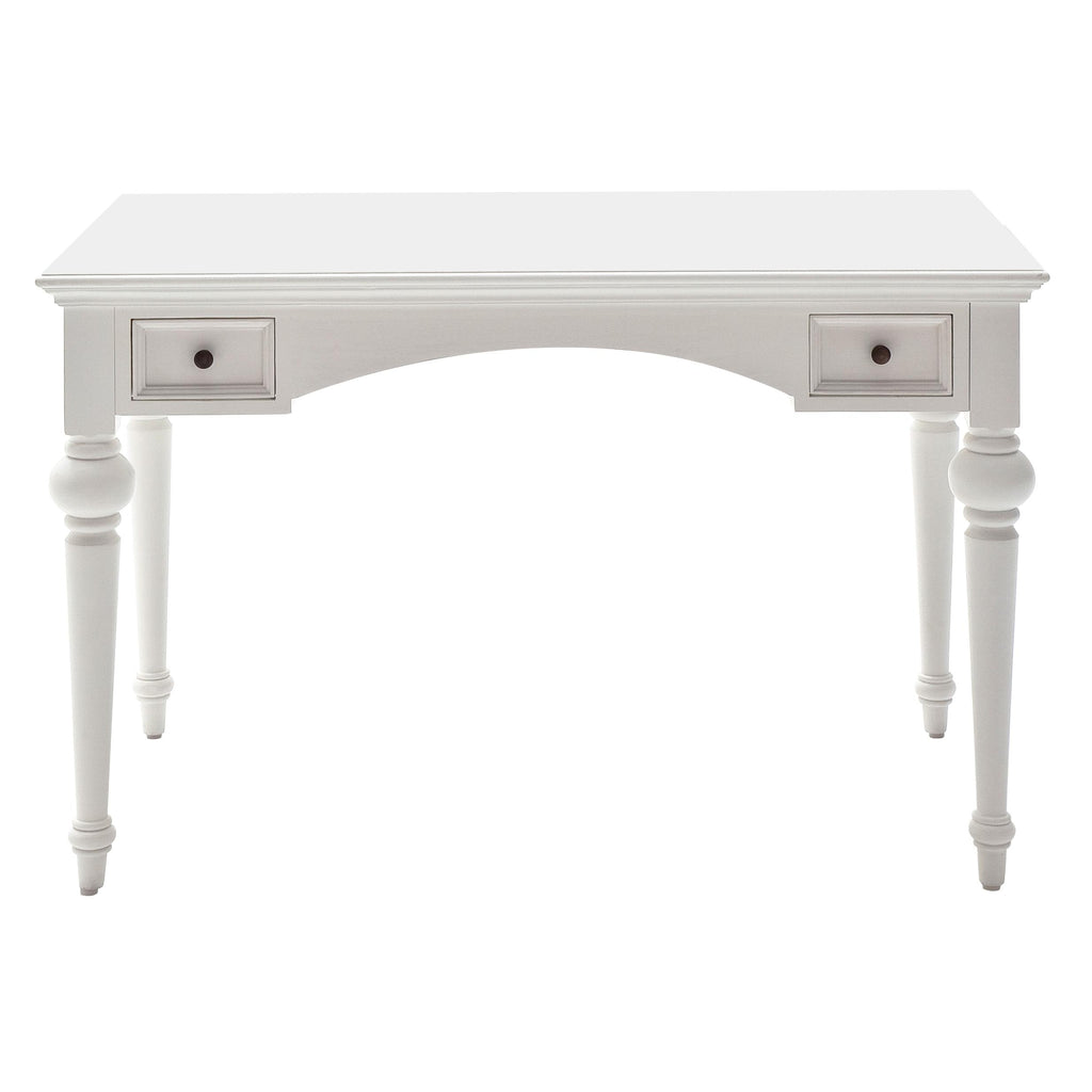 Antiqued White Provencial Writing or Computer Desk - 99fab 