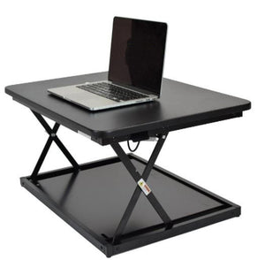 Small Black Adjustable Standing Desk Converter