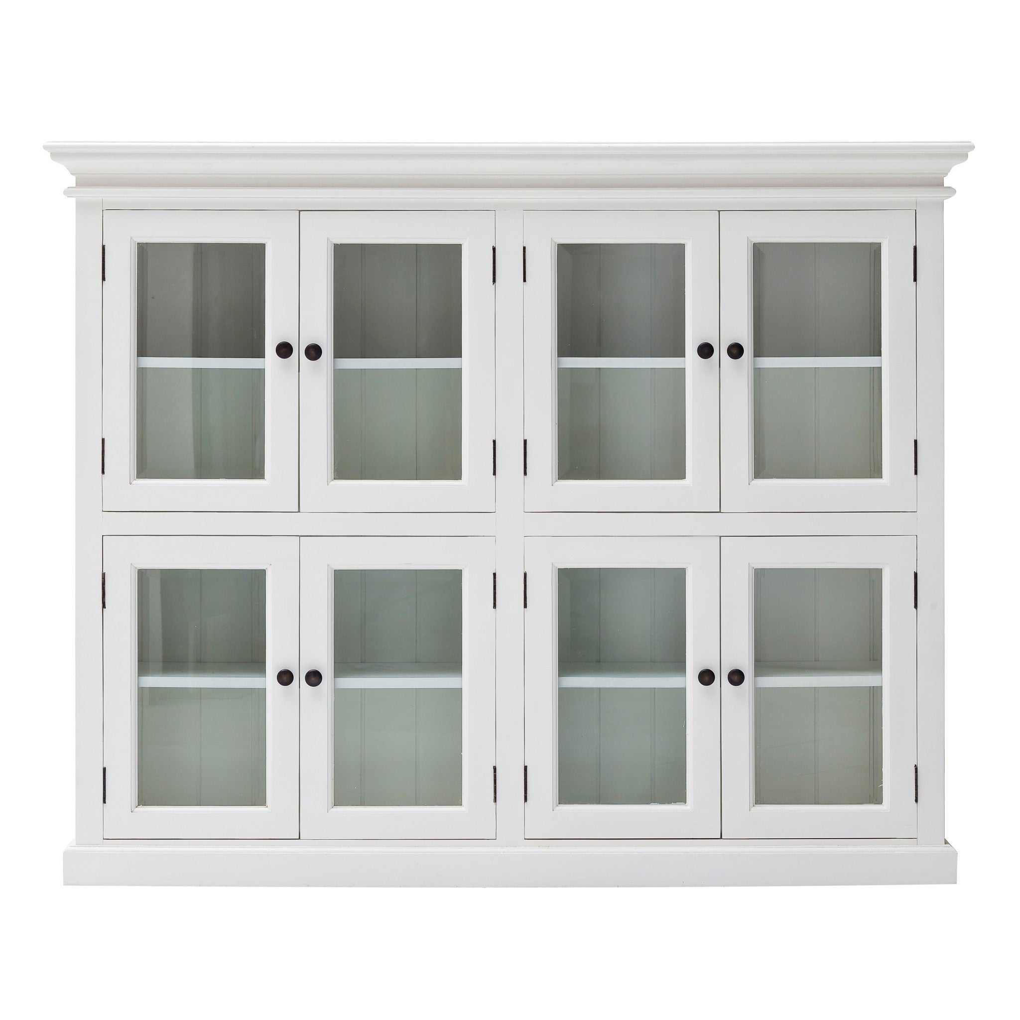 Classic White Two Level Mega Storage Cabinet