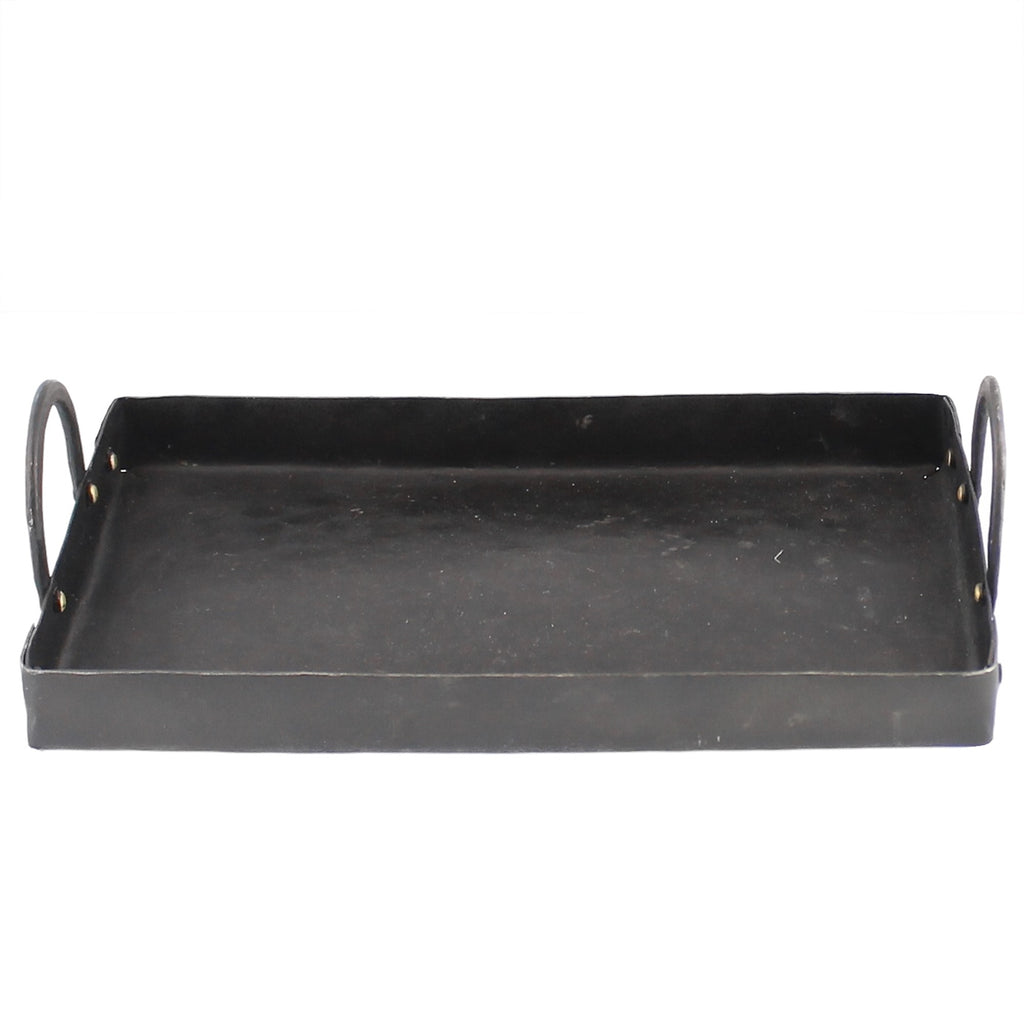 Traditional Black Iron Serving Tray - 99fab 