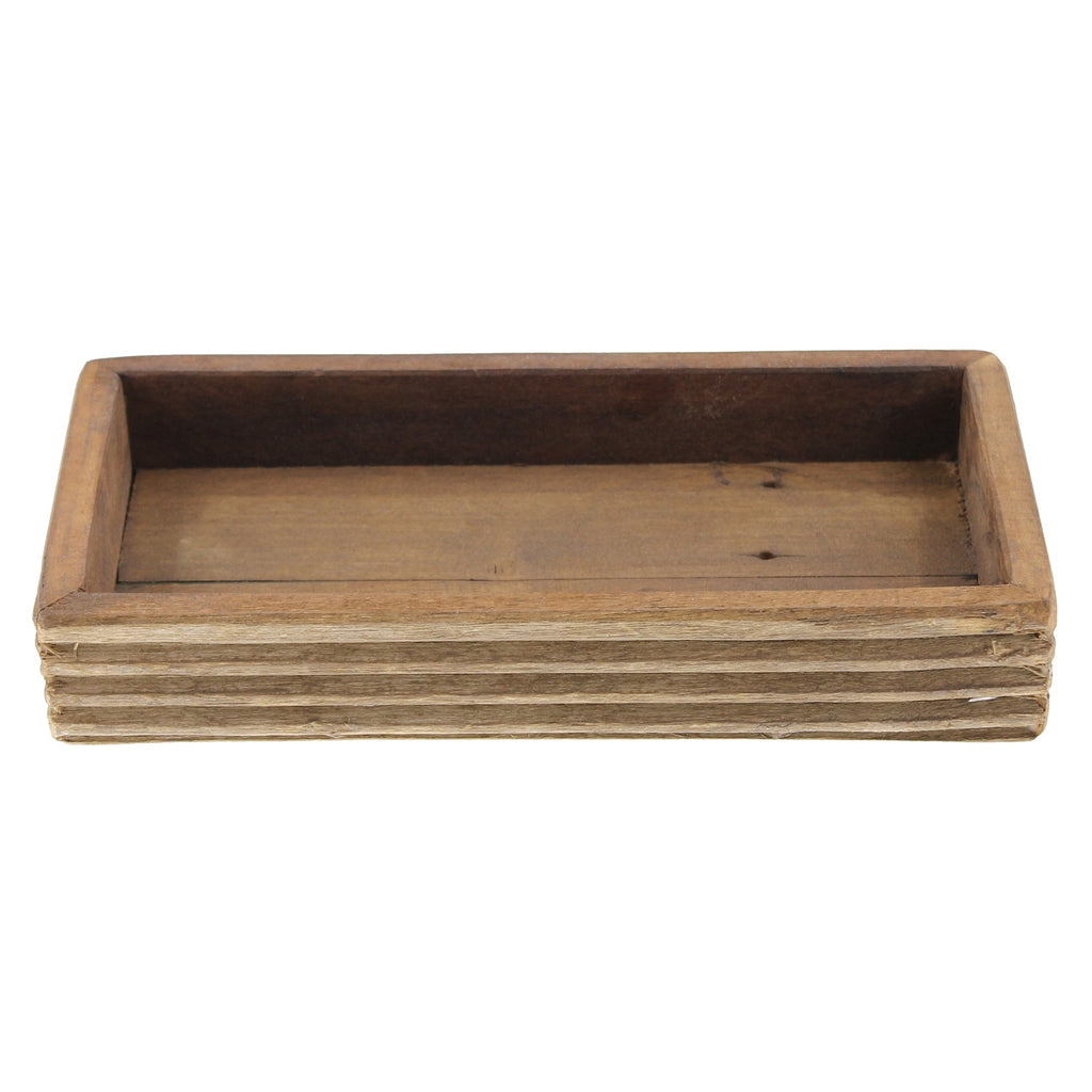 Reclaimed Wood Rectangular Tray - 99fab 