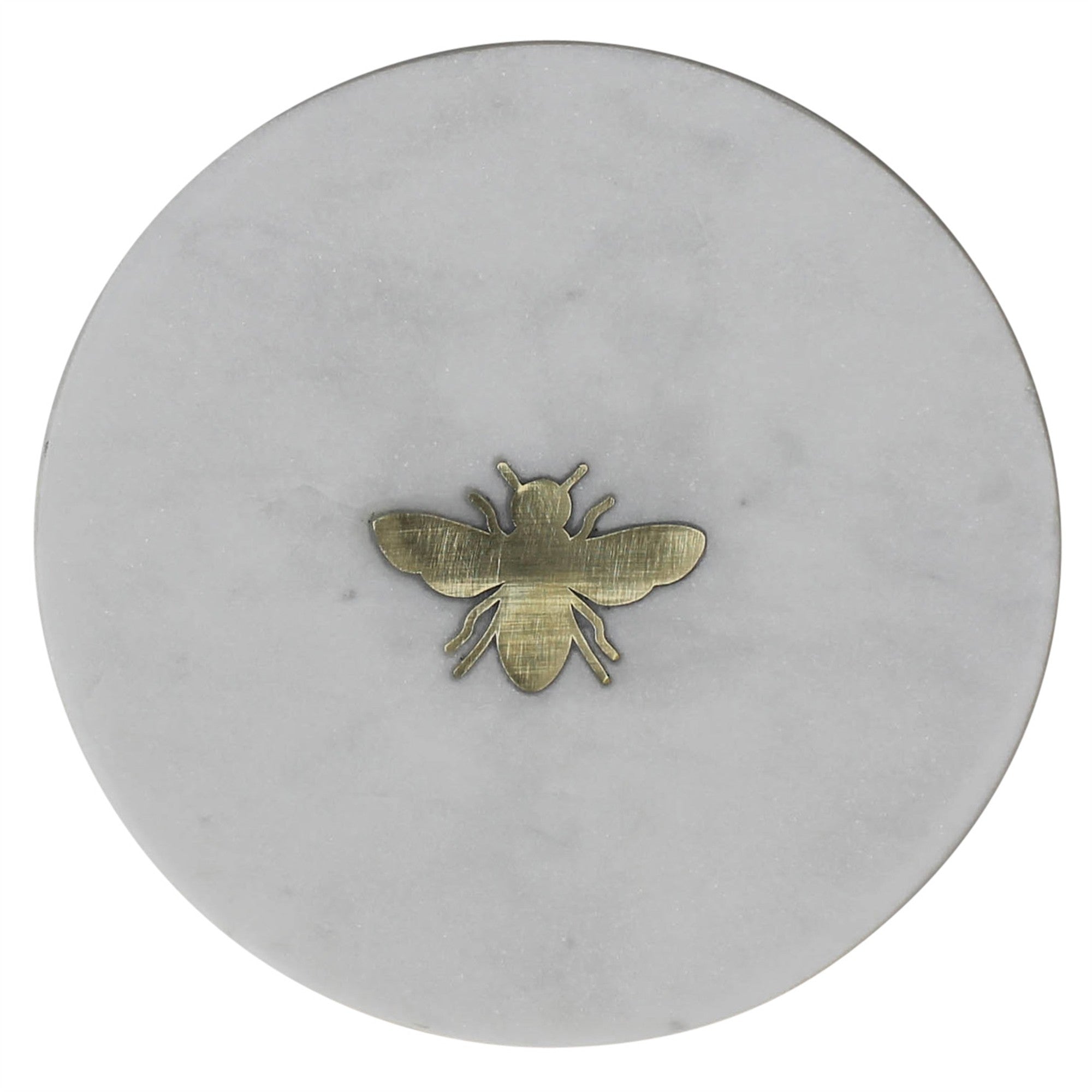 Bumble Bee Inlay Marble Serving Tray