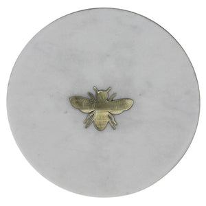 Bumble Bee Inlay Marble Serving Tray