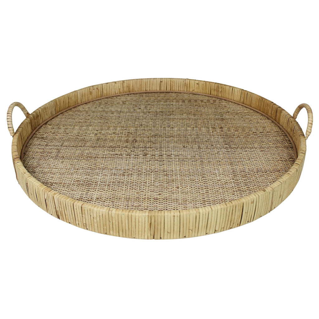 Jumbo Bamboo Round Tray - 99fab 