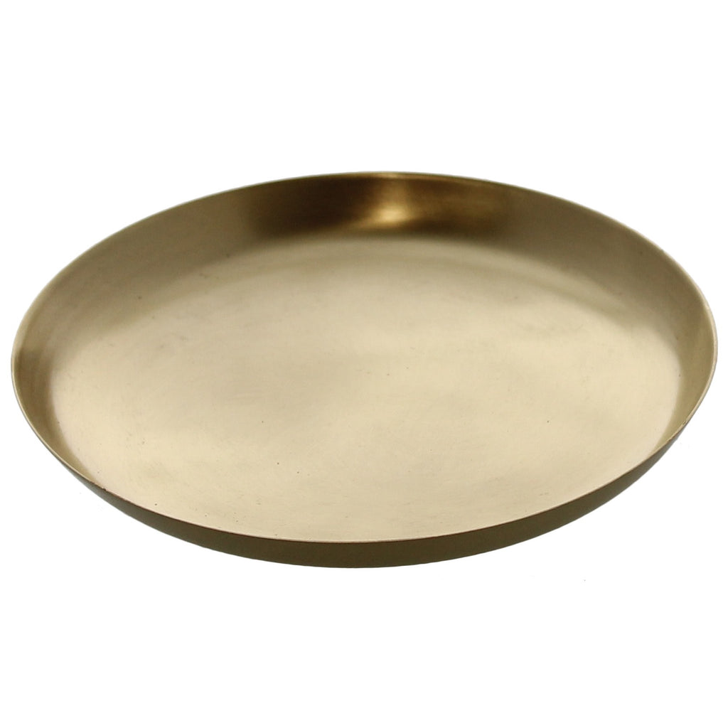 Round Gold Metal Serving Tray - 99fab 