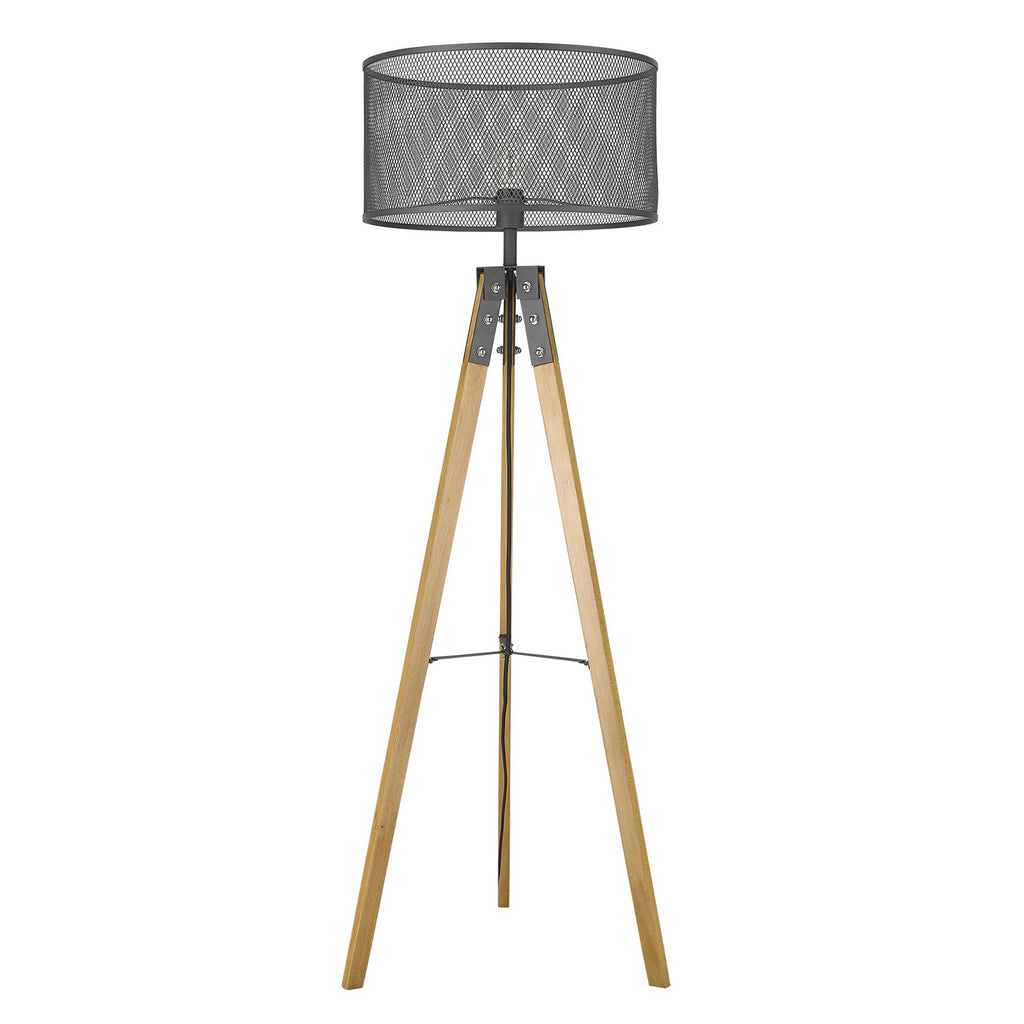 Capprice 1-Light Matte Black Floor Lamp - 99fab 