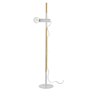 55" Natural Reading Floor Lamp