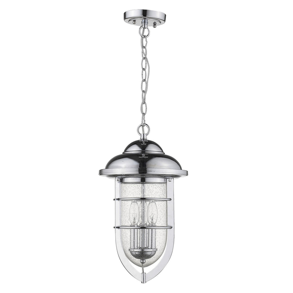 Dylan 3-Light Chrome Hanging Lantern - 99fab 