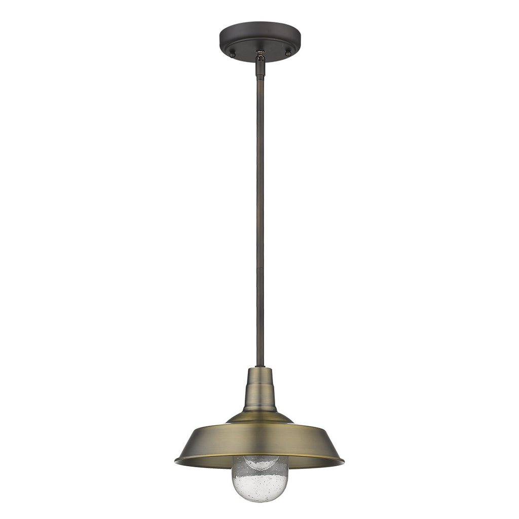 Brushed Gold Shallow Plate Adjustable Pendant Light - 99fab 