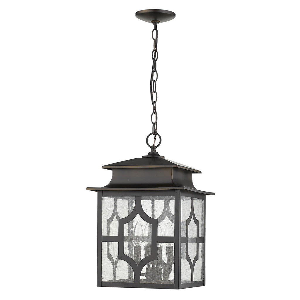 Calvert 4-Light Oil-Rubbed Bronze Hanging Lantern - 99fab 