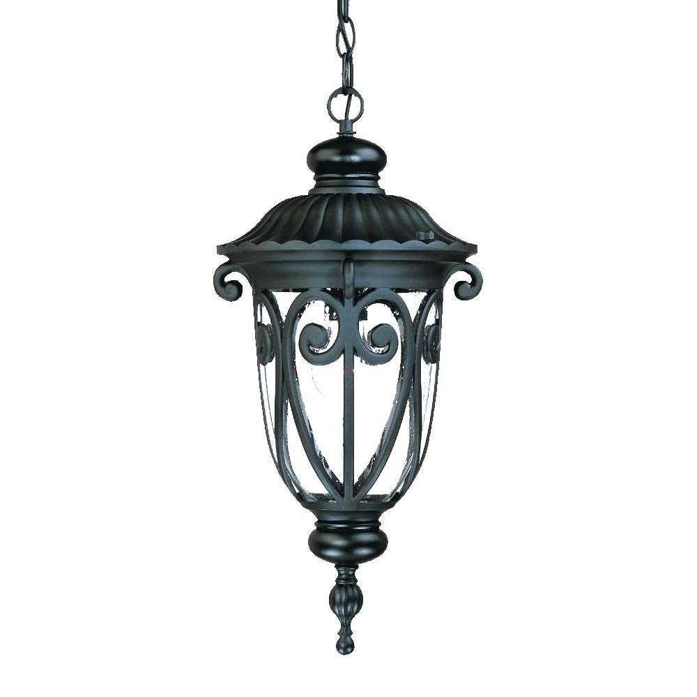 Naples 1-Light Matte Black Hanging Light - 99fab 