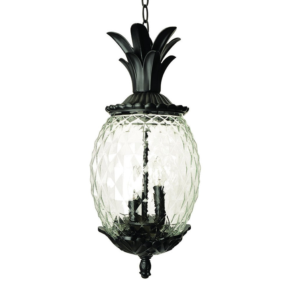 Lanai 3-Light Black Coral Hanging Light - 99fab 