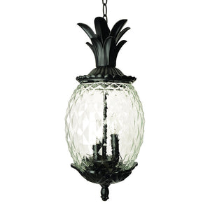 Lanai 3-Light Black Coral Hanging Light