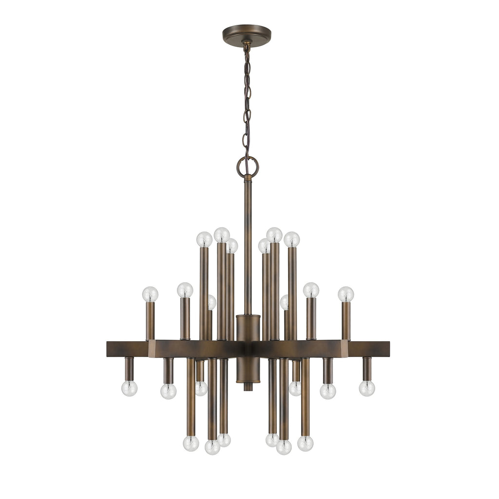 Fallon 24-Light Oil-Rubbed Bronze Chandelier - 99fab 