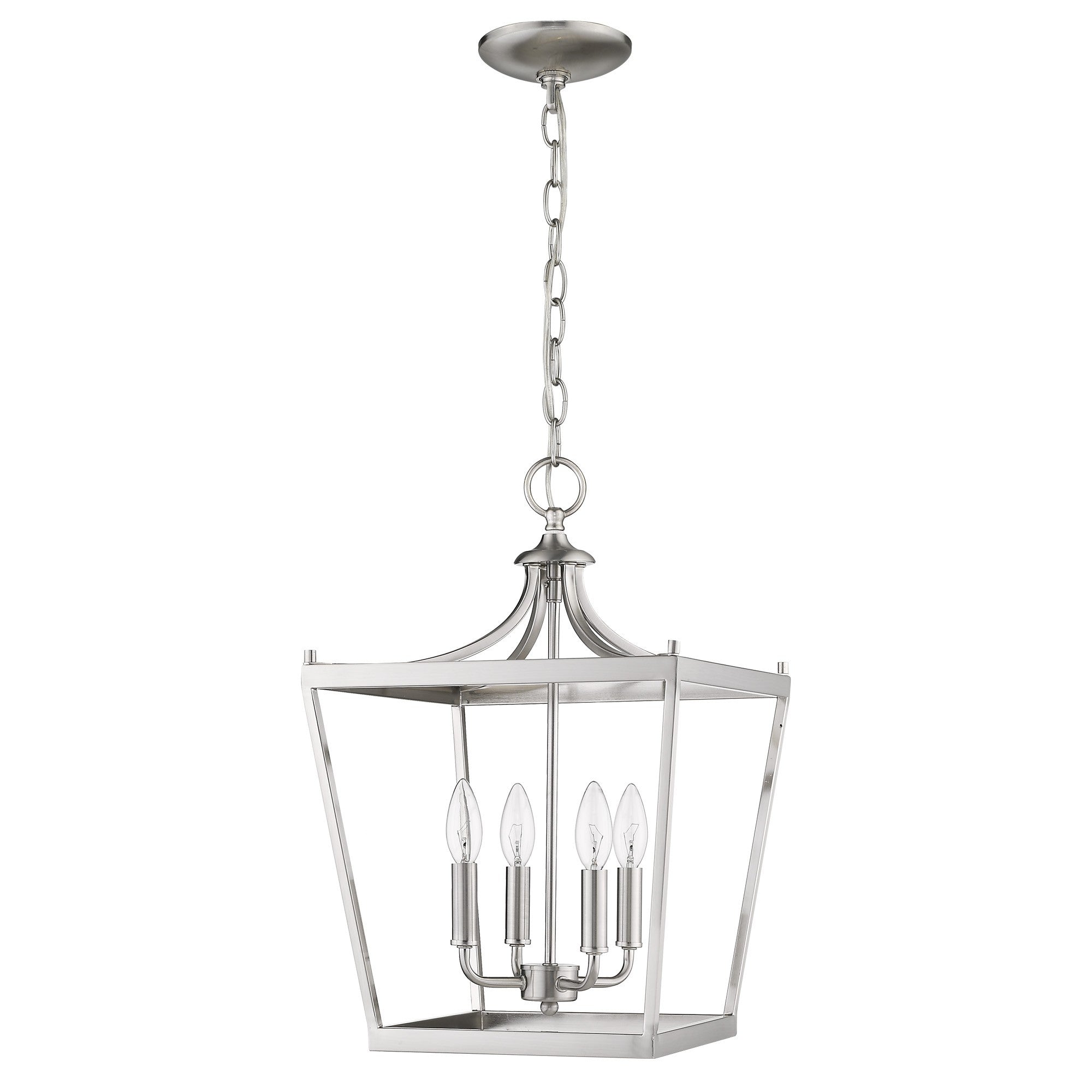 Kennedy 4-Light Satin Nickel Pendant