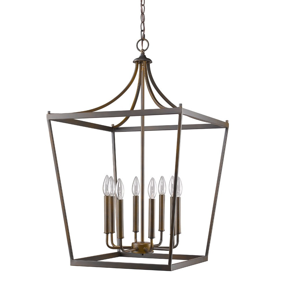 Kennedy 8-Light Oil-Rubbed Bronze Foyer Pendant - 99fab 