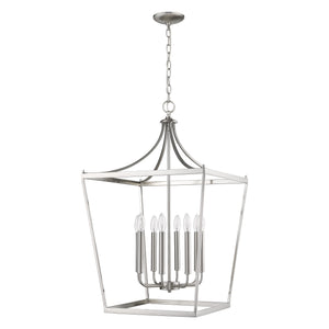 Kennedy 8-Light Satin Nickel Pendant