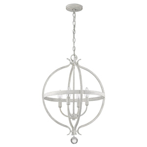 Callie 4-Light Country White Pendant