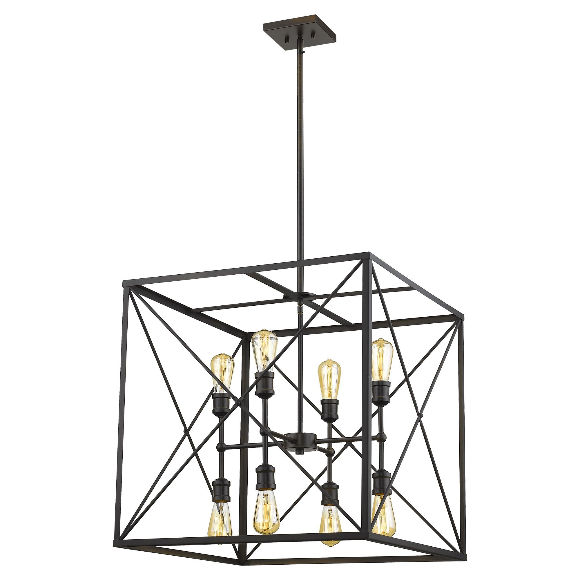 Brooklyn 8-Light Oil-Rubbed Bronze Pendant