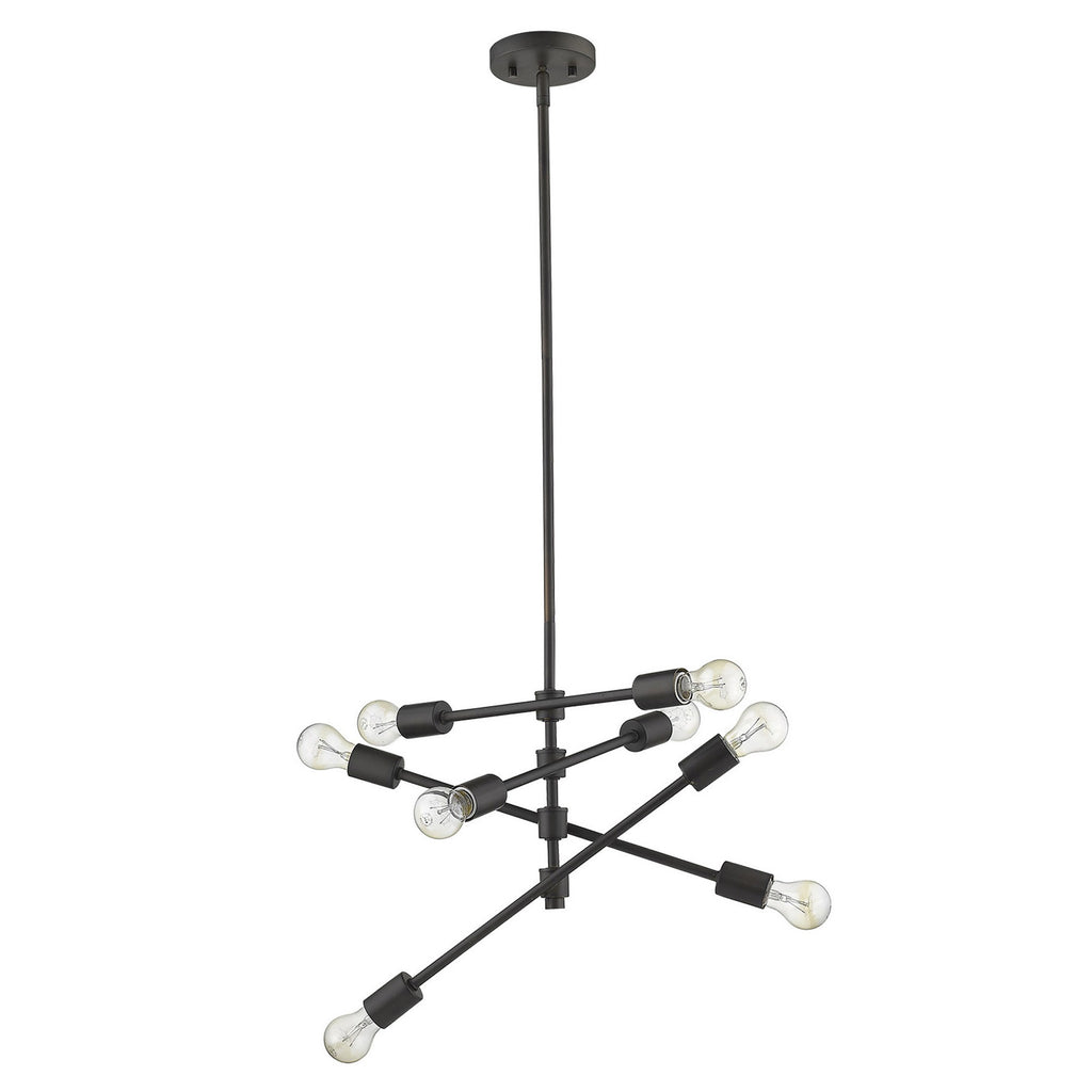 Calix 8-Light Oil-Rubbed Bronze Pendant - 99fab 