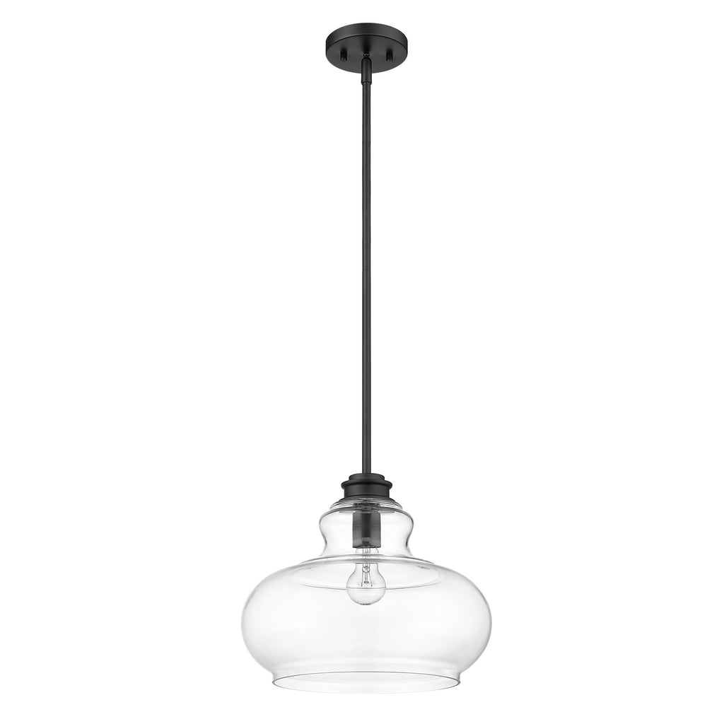 Torrel 1-Light Matte Black Pendant - 99fab 