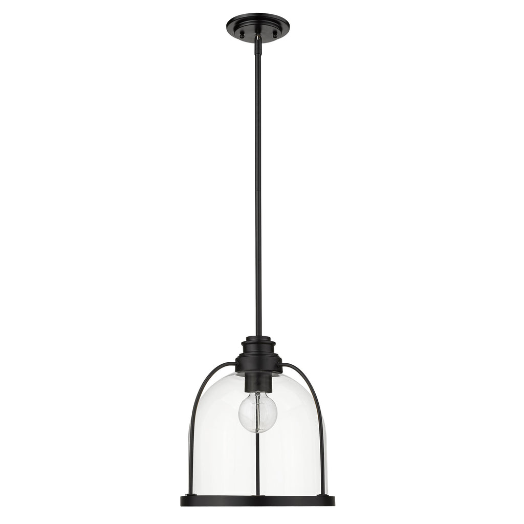 Stanton 1-Light Matte Black Pendant - 99fab 