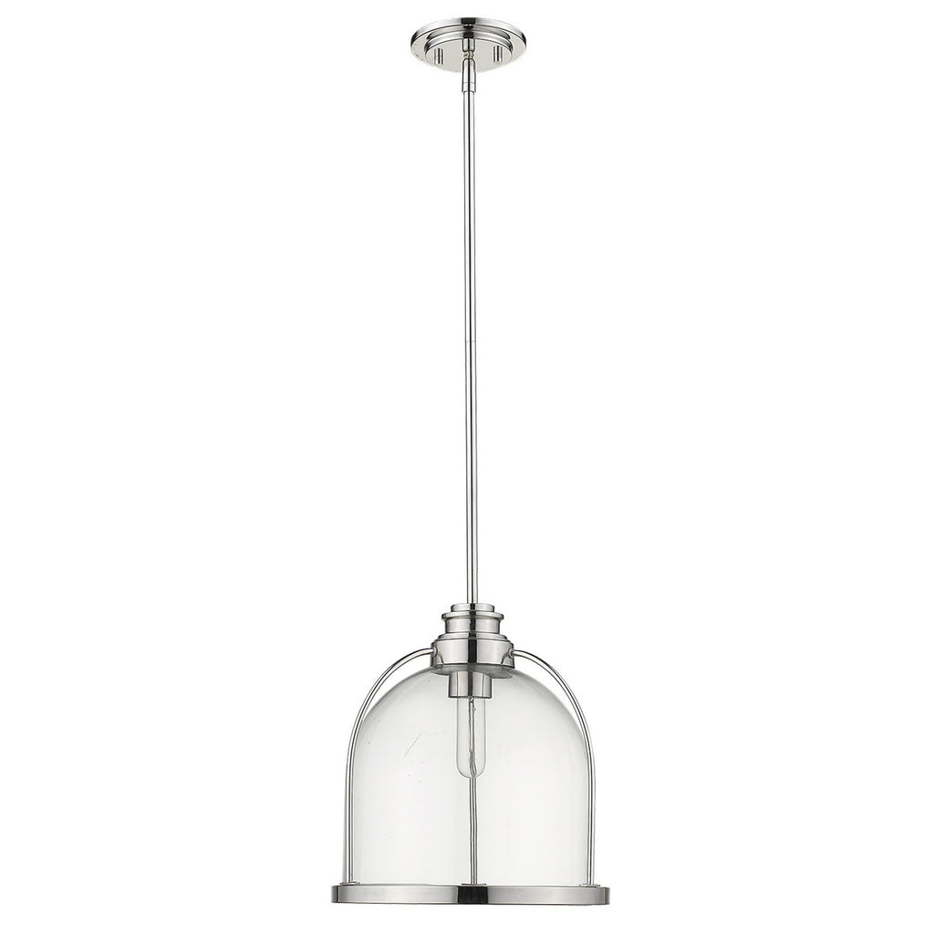 Stanton 1-Light Polished Nickel Pendant - 99fab 