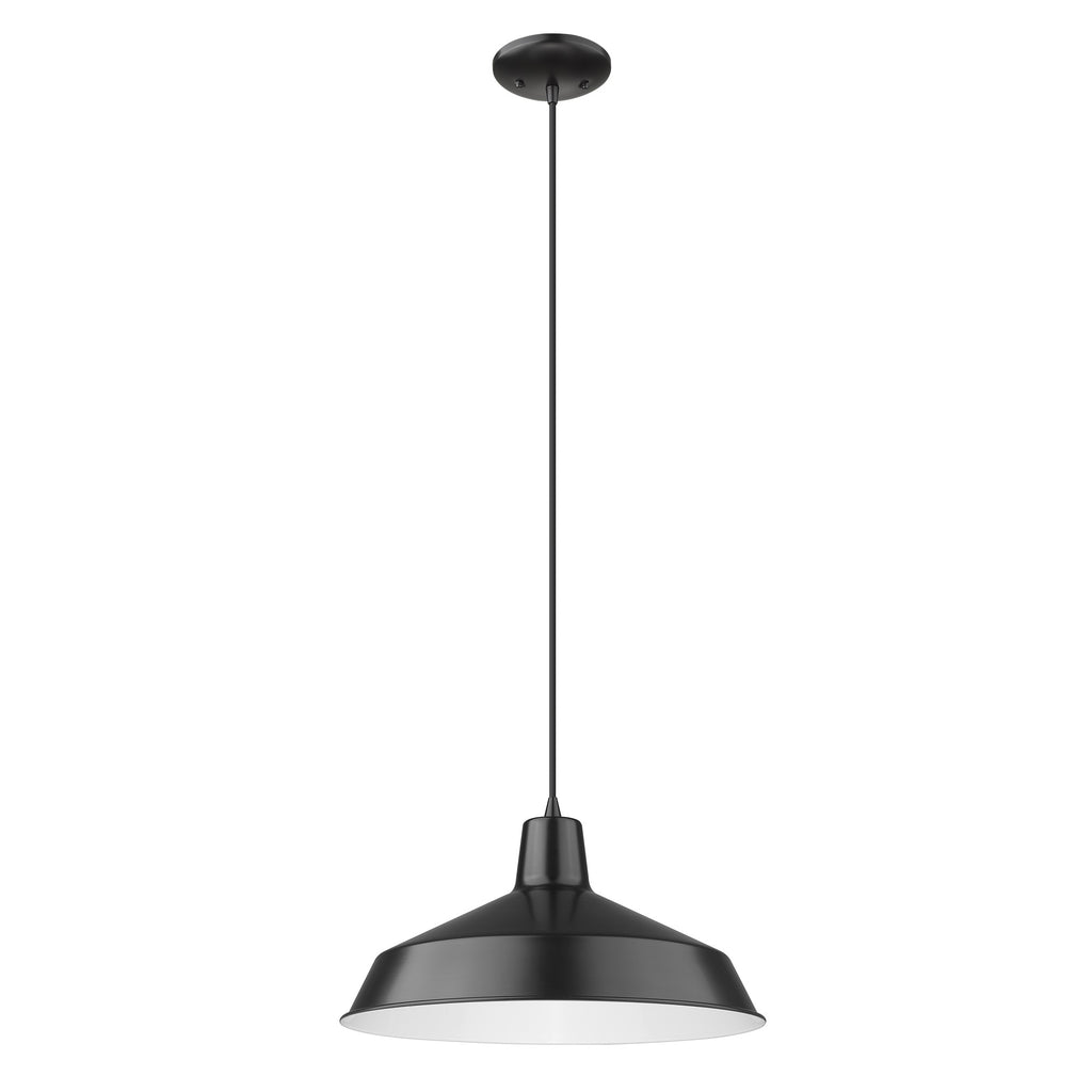 Industrial Matte Black Hanging Light - 99fab 