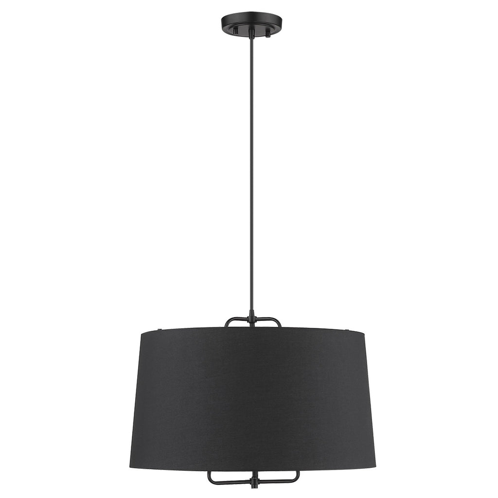 Lamia 3-Light Matte Black Mini Pendant - 99fab 