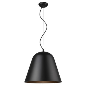 Knell 1-Light Matte Black Pendant