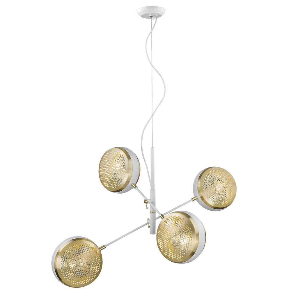 Tholos 4-Light White Pendant - 99fab 