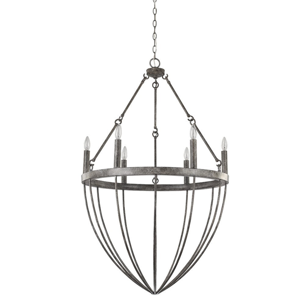 Harlow 6-Light Ash Chandelier - 99fab 