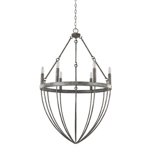 Harlow 6-Light Ash Chandelier