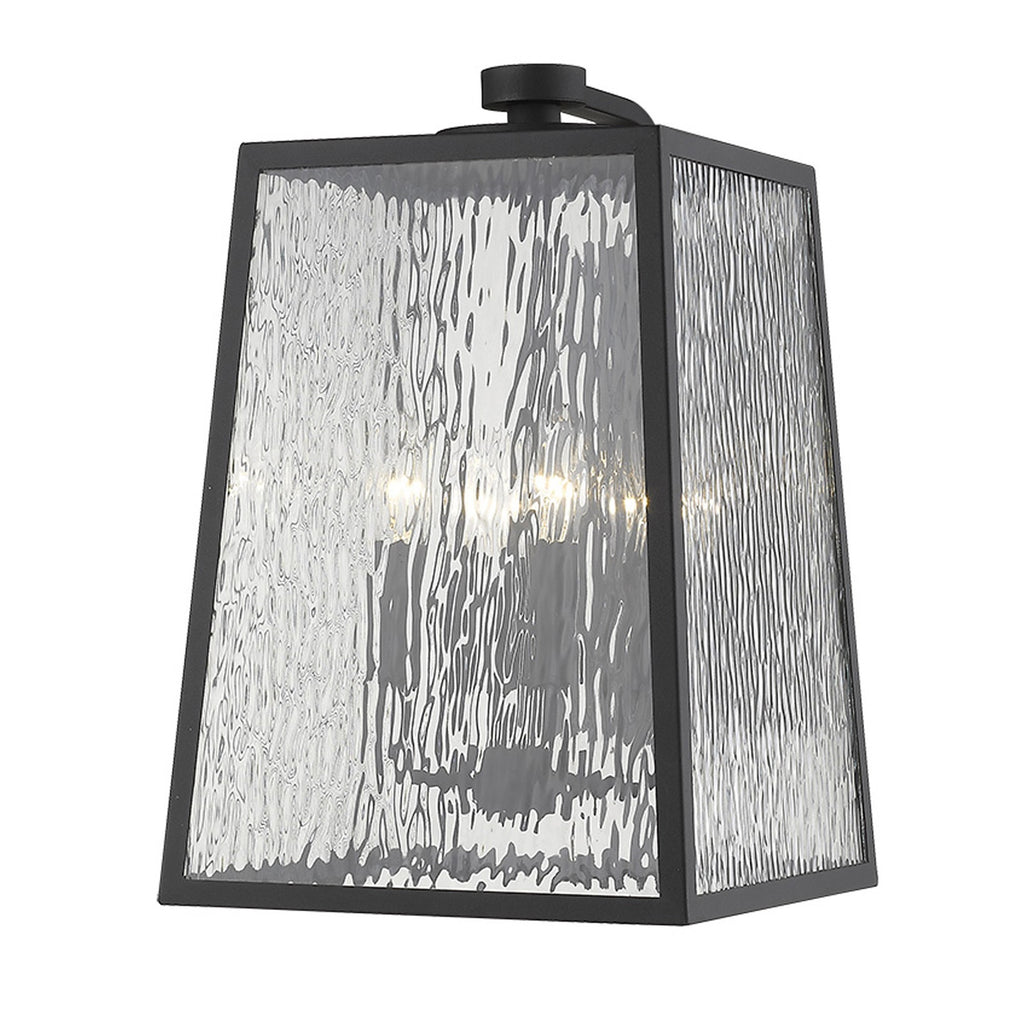 Hirche 4-Light Matte Black Wall Light - 99fab 