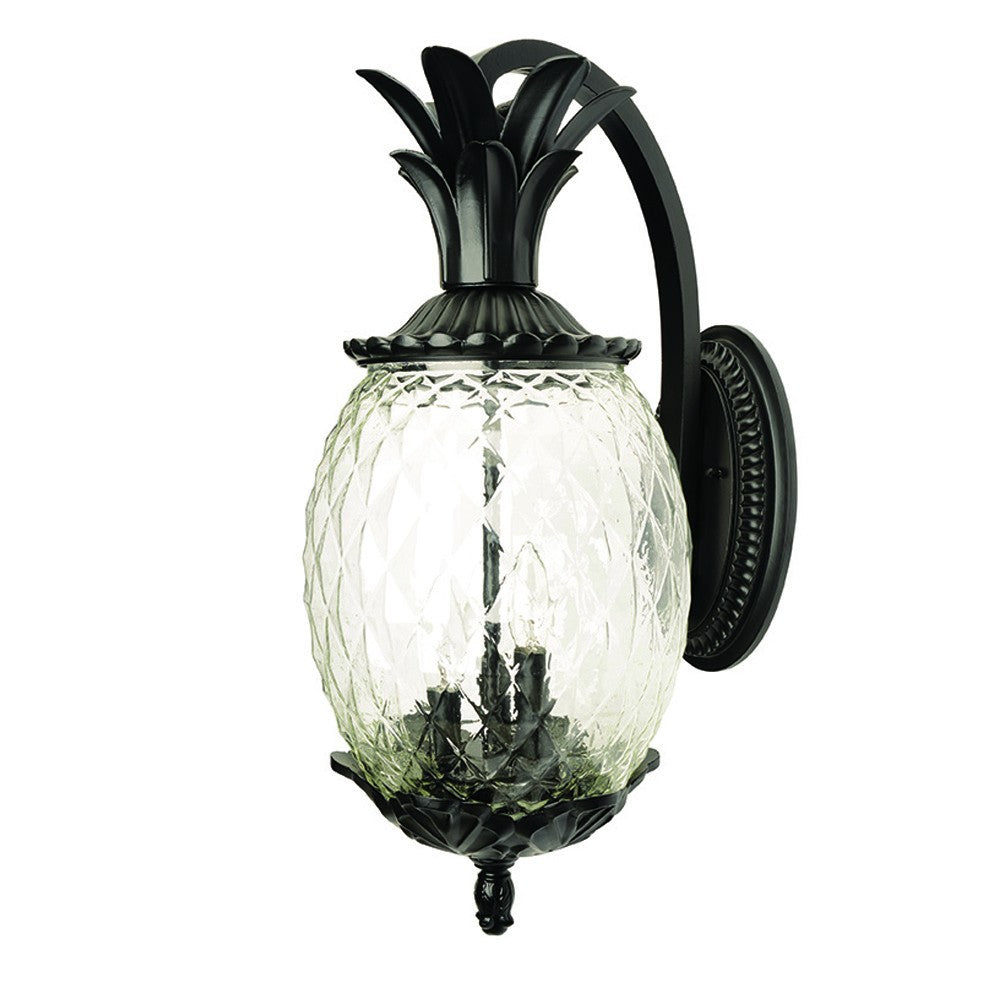 Lanai 3-Light Matte Black Wall Light - 99fab 