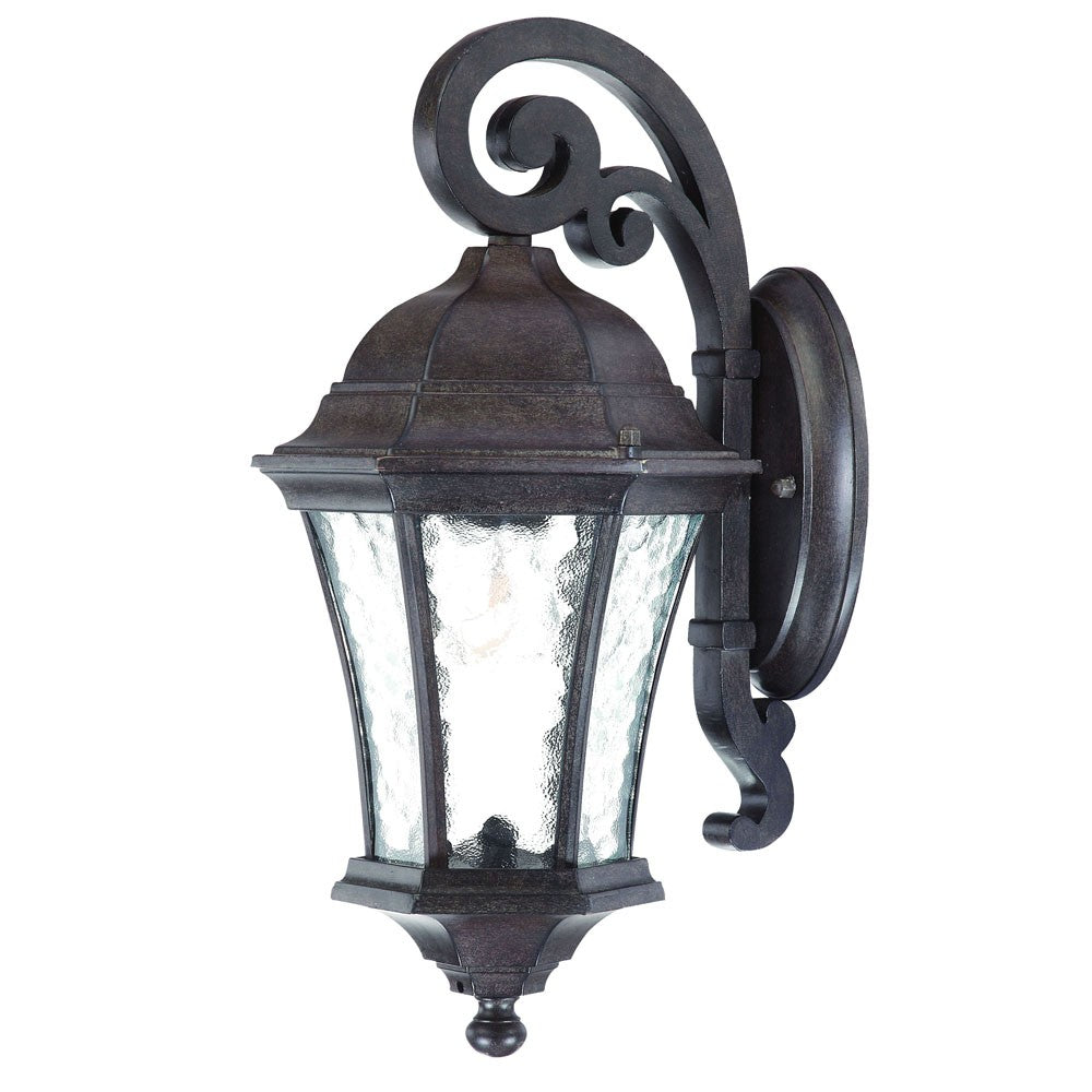 Antique Black Tapered Hanging Lantern Wall Light - 99fab 