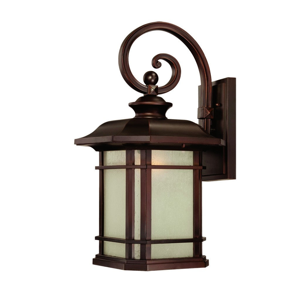 Somerset 1-Light Architectural Bronze Wall Light