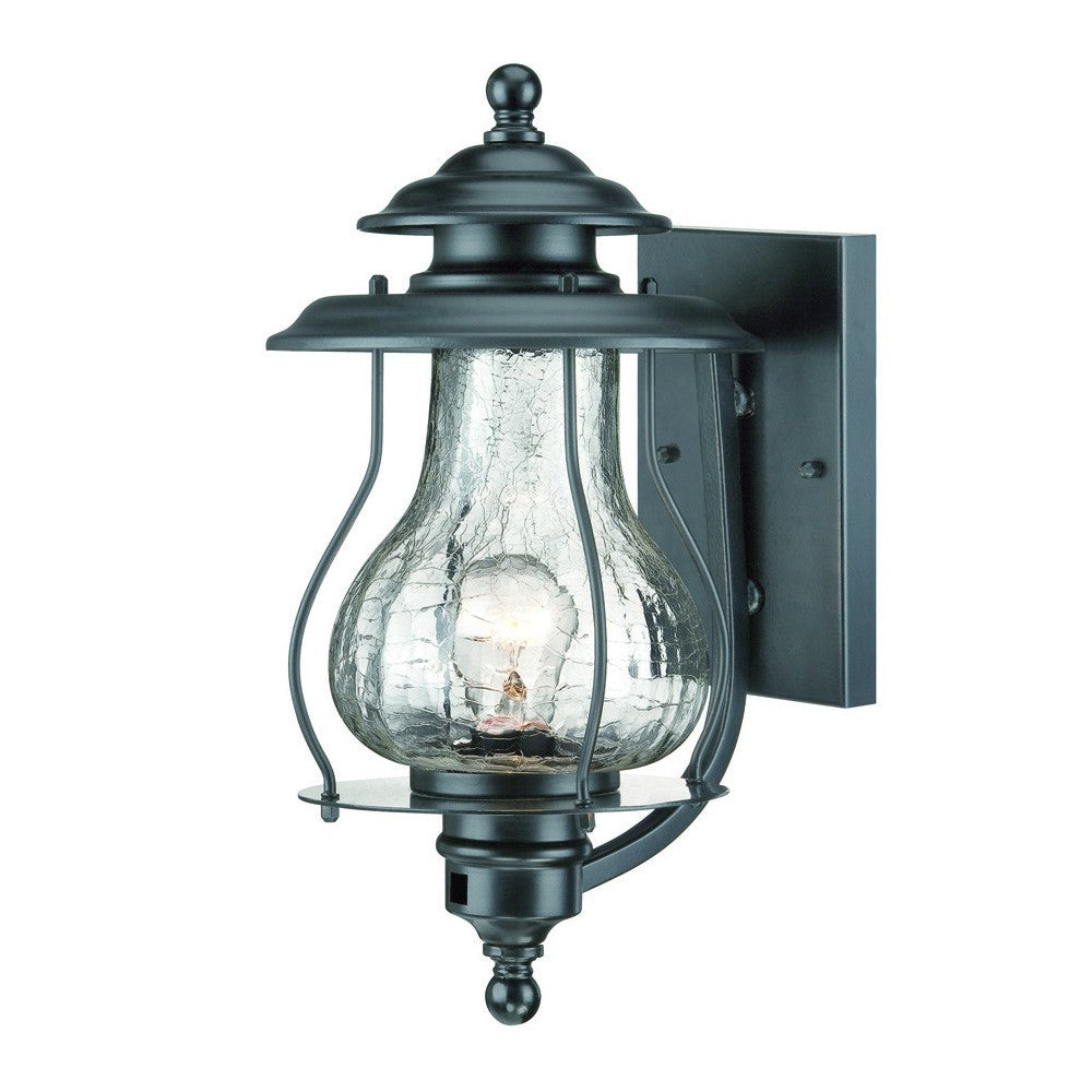 Matte Black Oil Lantern Wall Light - 99fab 